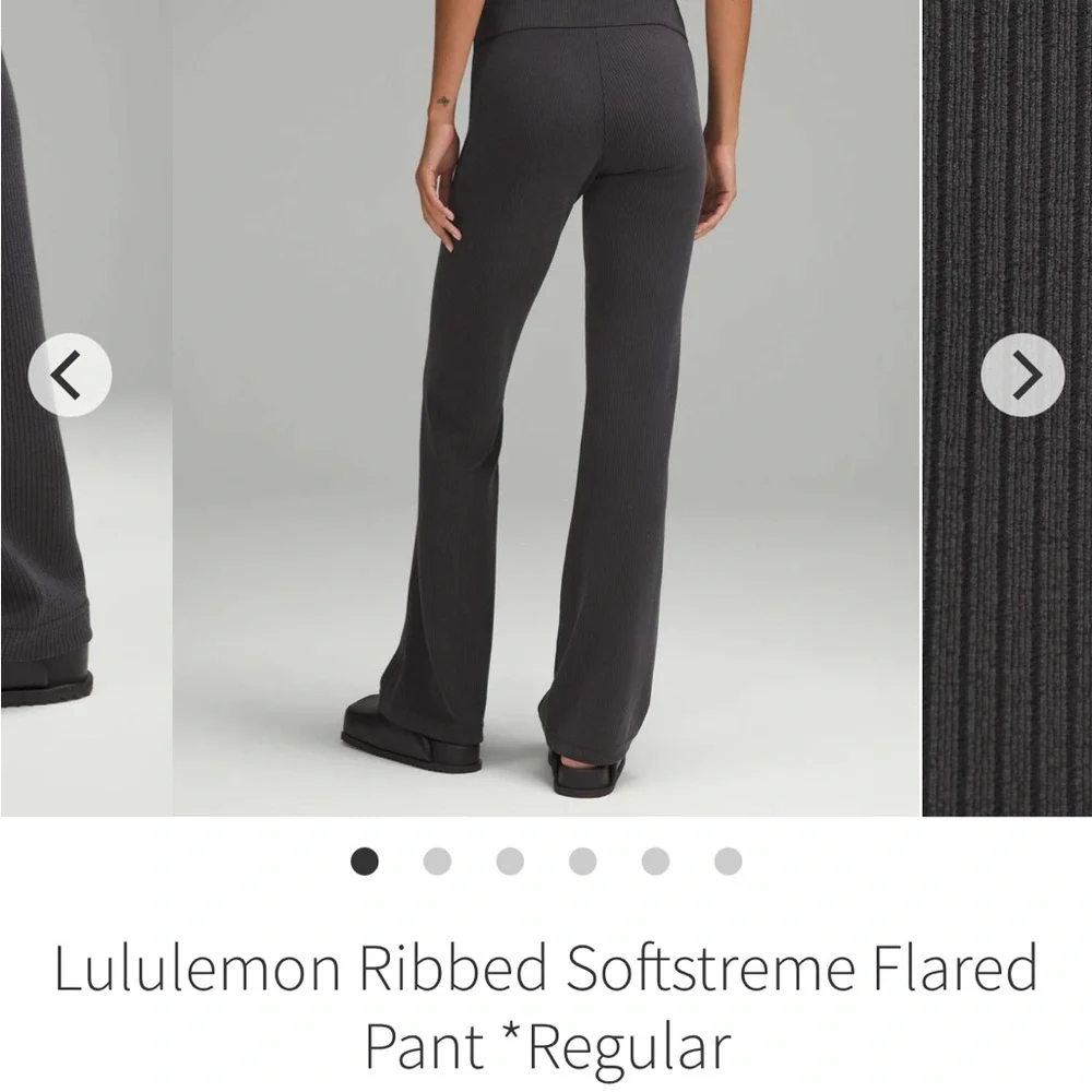 Lululemon Ribbed Softstreme Flared Pant - Picture 2 of 9